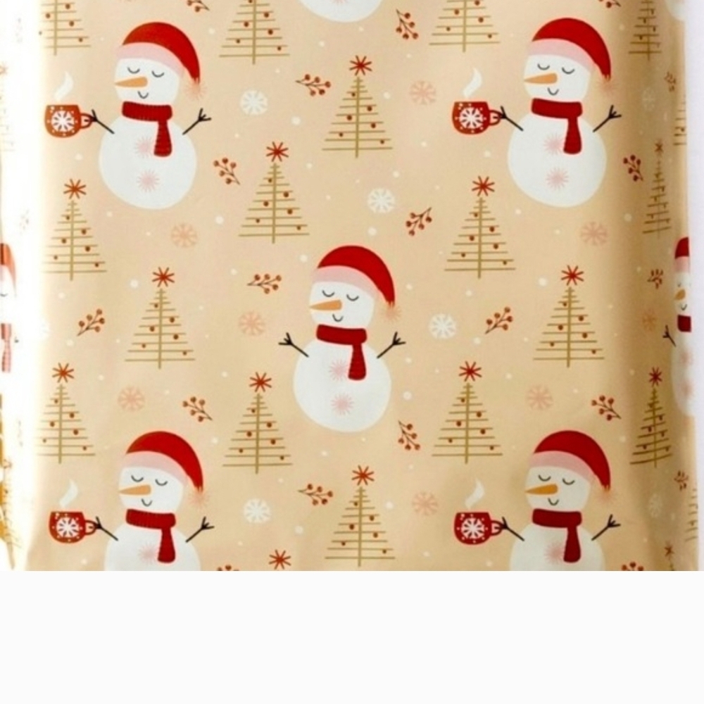 15 Snowman Polymailers 14x19" - Picture 2 of 2